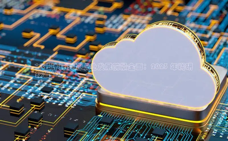 jinnianhui金年会登录入口华策影视**云计算领域职业发展前景全面：2023 年调研
报告**