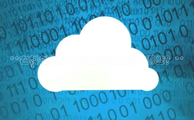 金年会棋牌百度社团赞助平台**在科创板上市的云计算企业有哪些？**