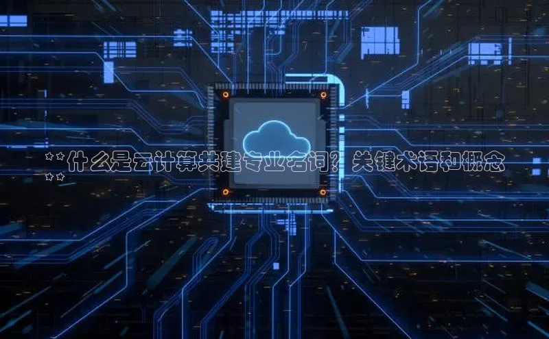 jinnian金年会百度搜索资源平台**什么是云计算共建专业名词？关键术语和概念
**