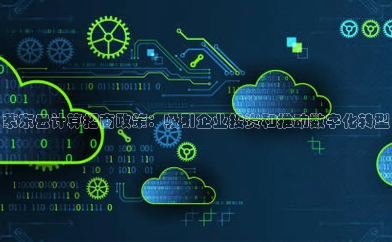 jinnian金年会官方网站入口阿里尔公司蒙东云计算招商政策：吸引企业投资和推动数字化转型