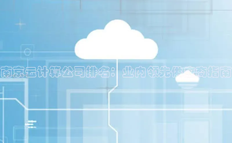 金年会网站入口百度安全社区南京云计算公司排名：业内领先供应商指南